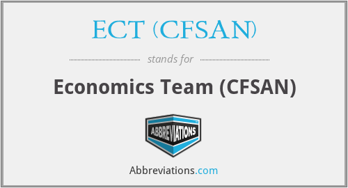 ECT (CFSAN) - Economics Team (CFSAN)